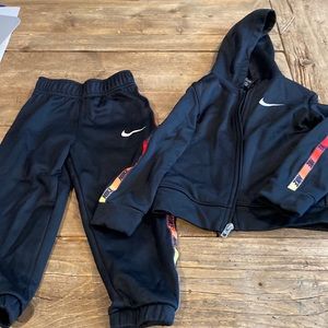 Nike Dri-fit boys jogger pants and hooded sweatshirt set